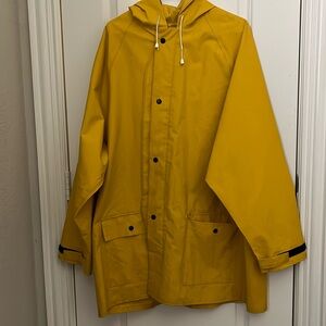 Old- Fashioned Yellow raincoat